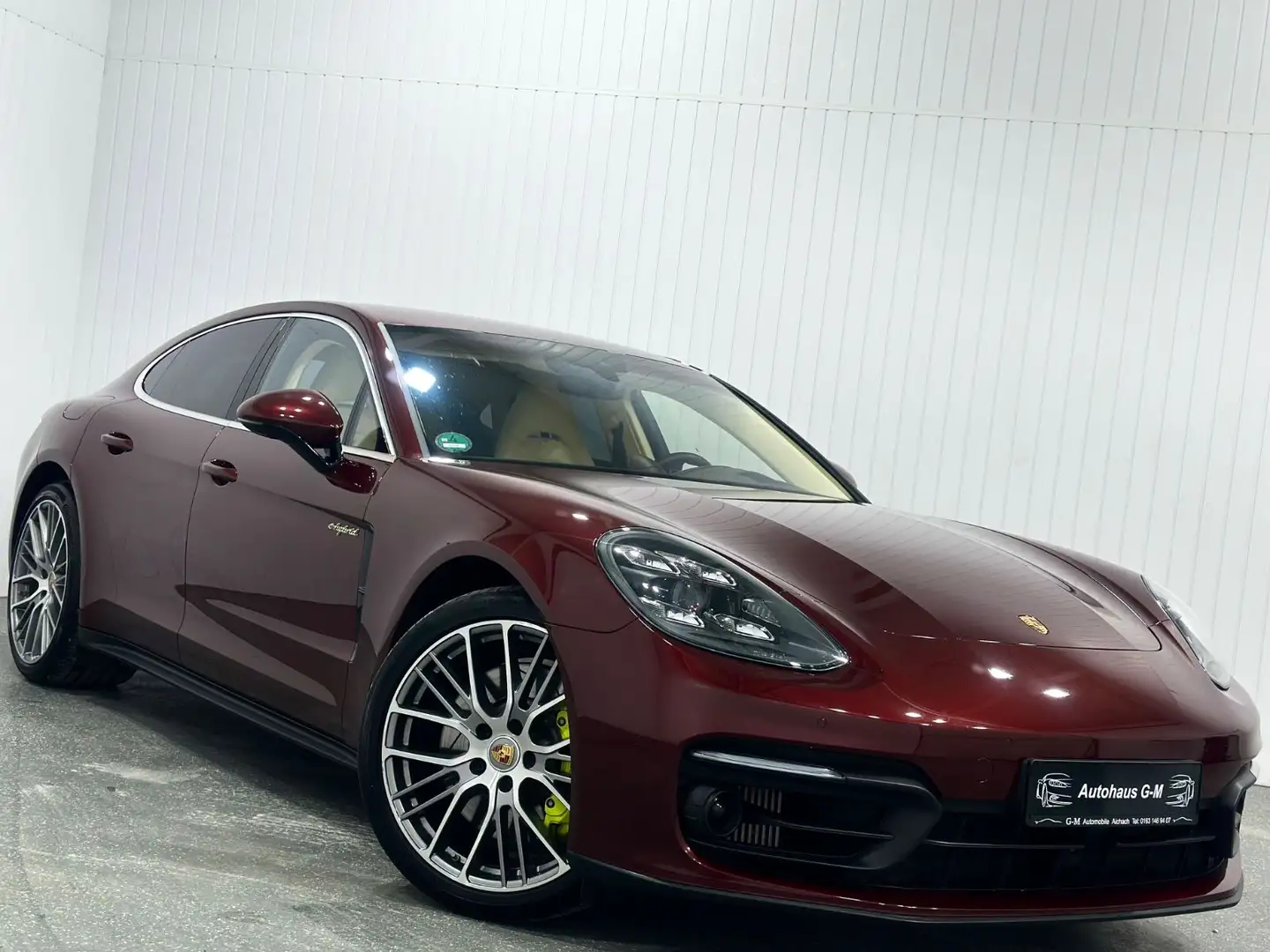 Porsche Panamera 4 E-Hybrid/APPROVED/MATRIX/HEAD-UP/21"" Piros - 1