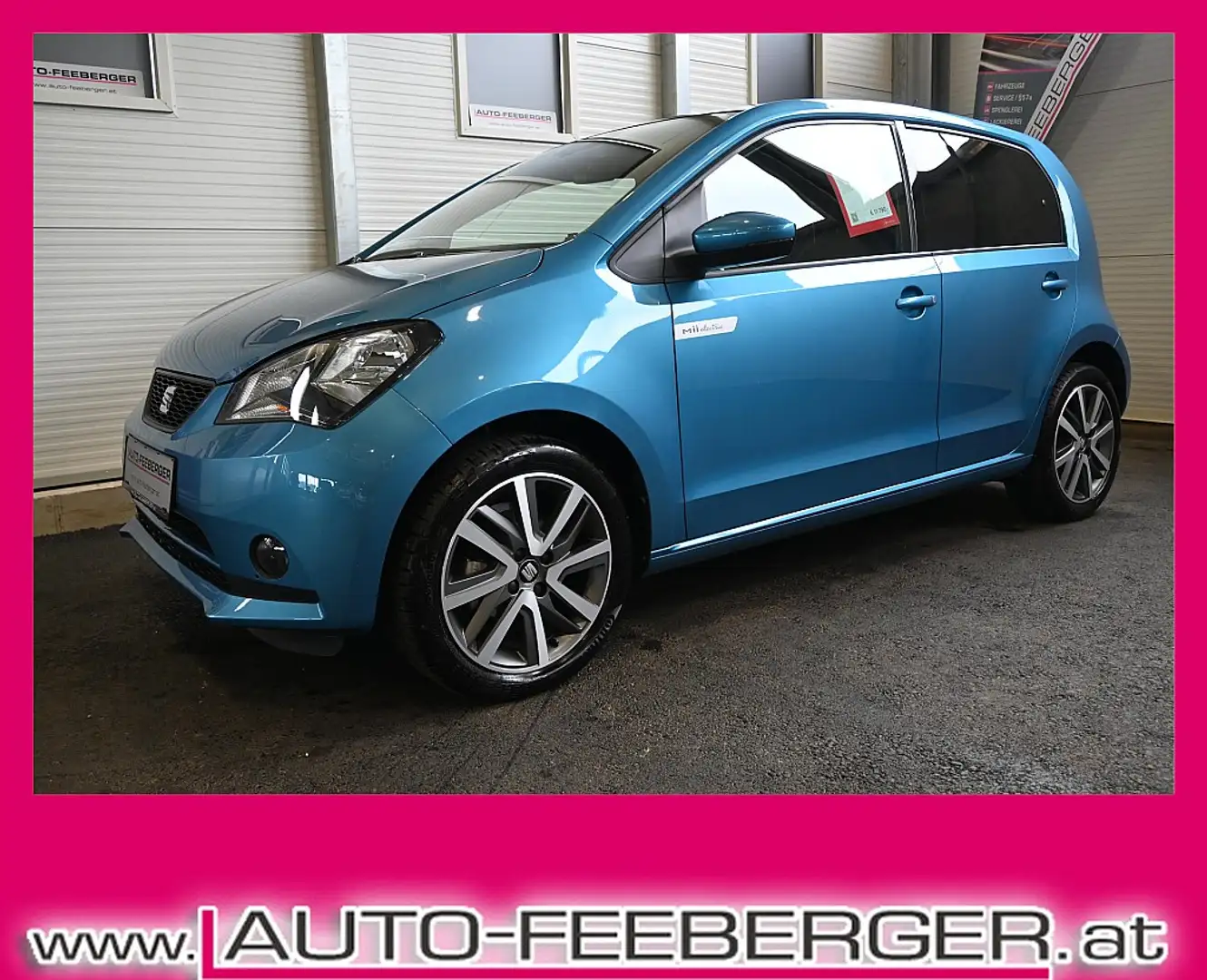 SEAT Mii electric PLUS Sitzheizung,WSS-Heizung,Tempomat,... Blauw - 1