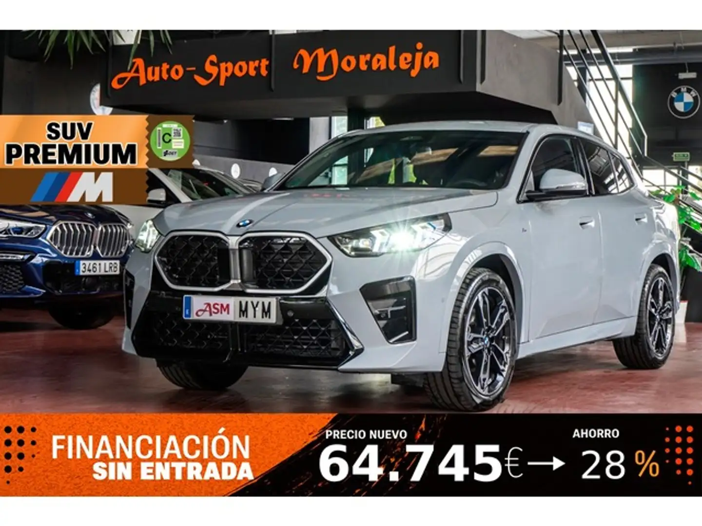 BMW X2 sDrive 18dA Gris - 1