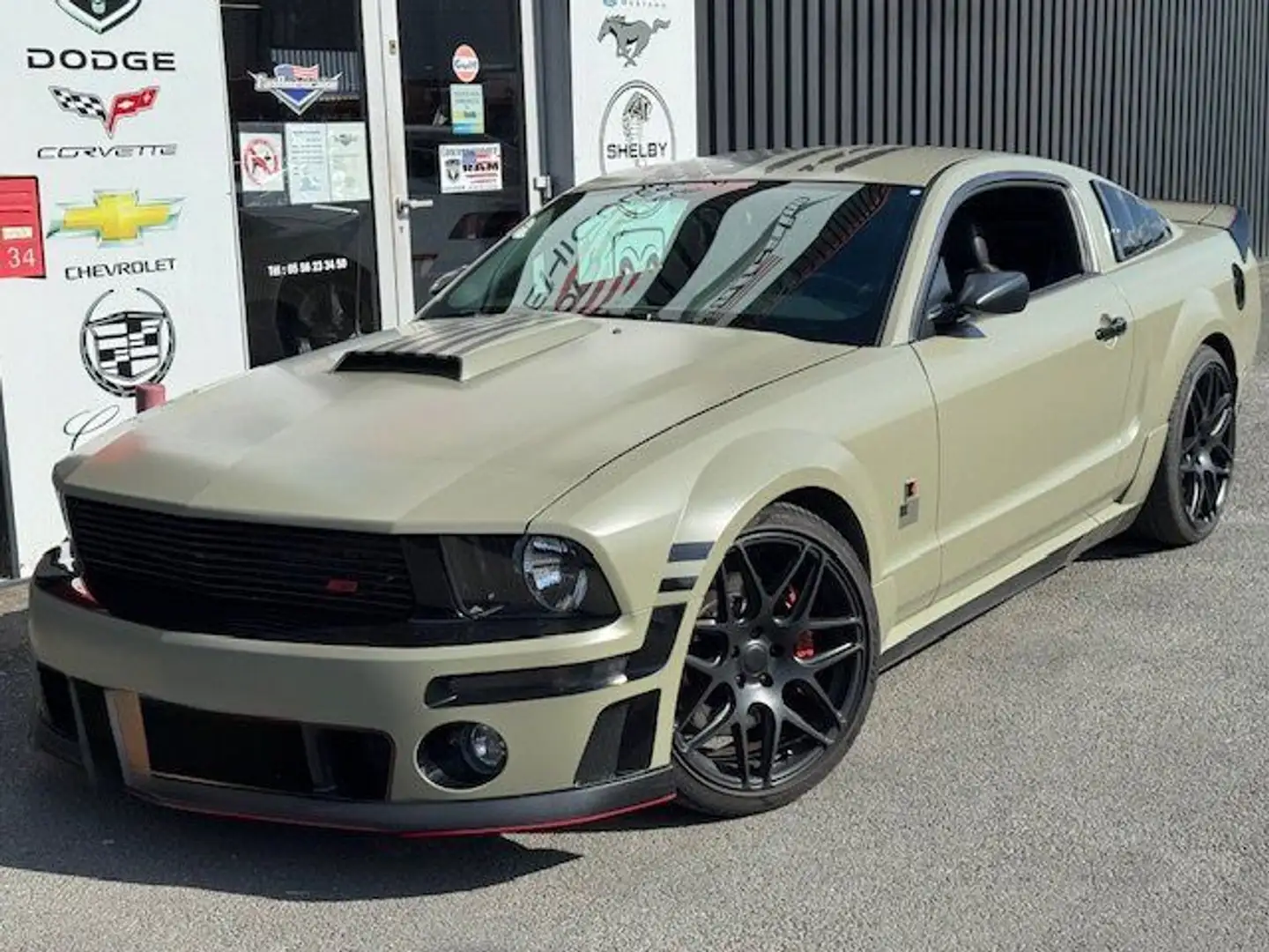 Ford Mustang GT V8 ROUSH STAGE 3 Groen - 1