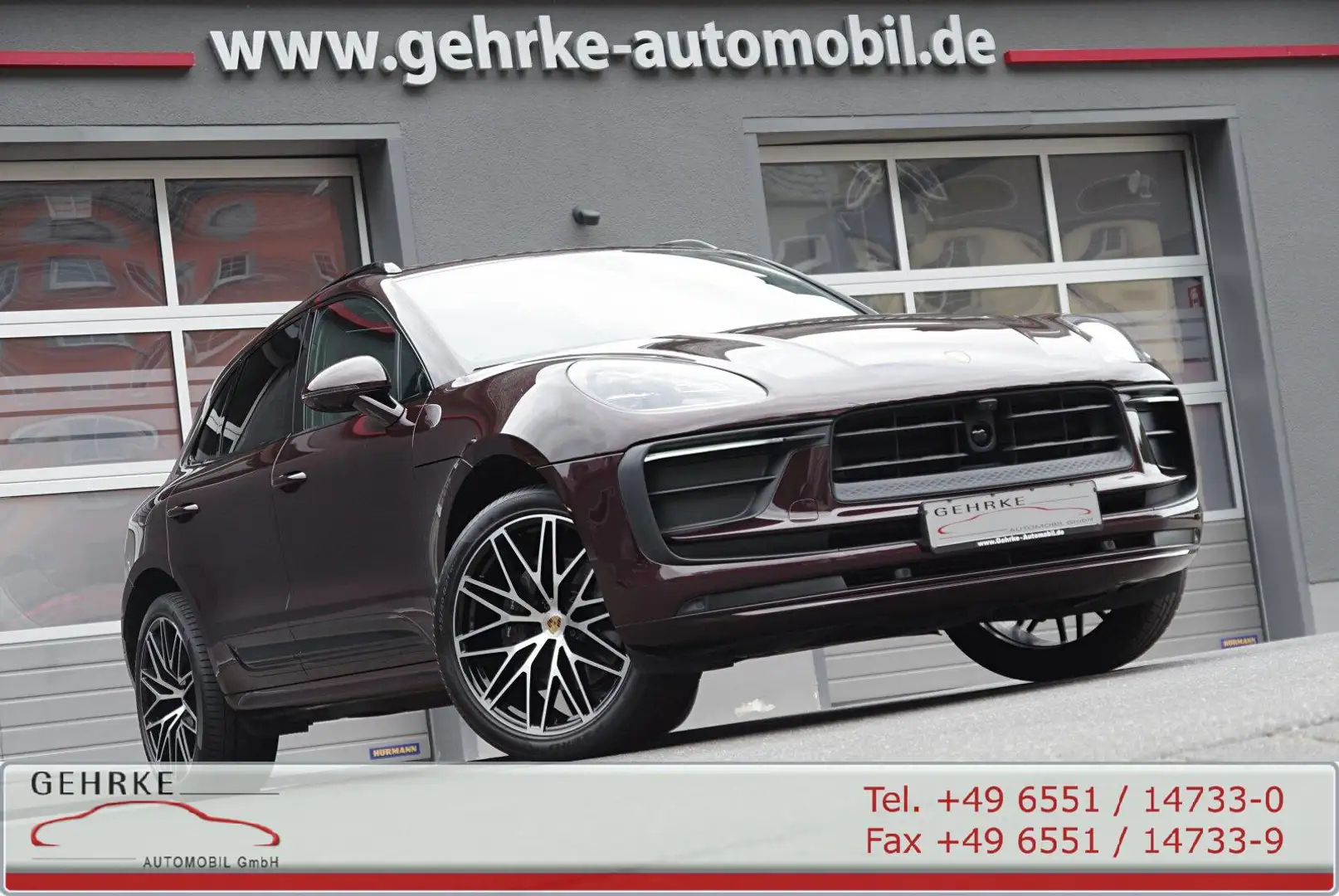 Porsche Macan Macan*18-Wege,AHK,ACC,Chrono,Pano,Sitzlüft.,360° Rot - 1
