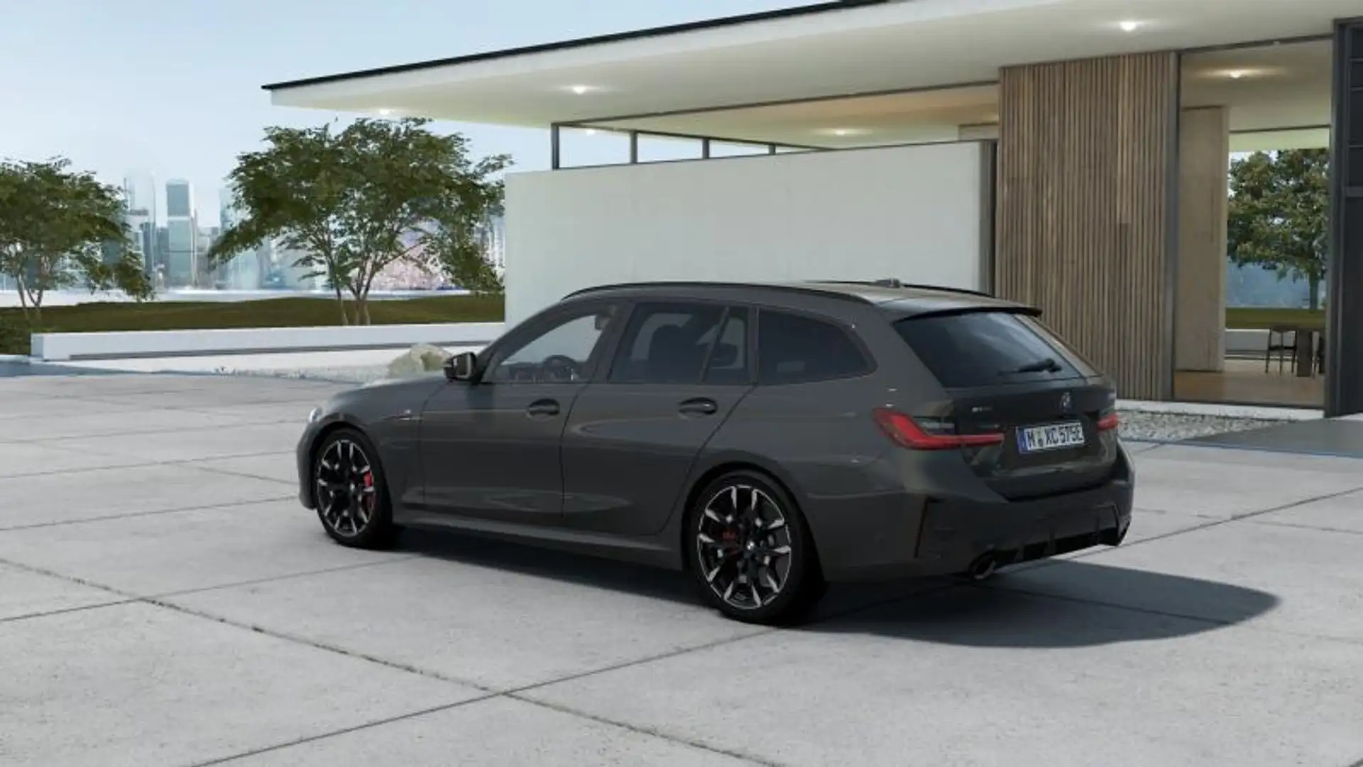 BMW 330 e Touring xdrive MSport Pro auto Grigio - 2