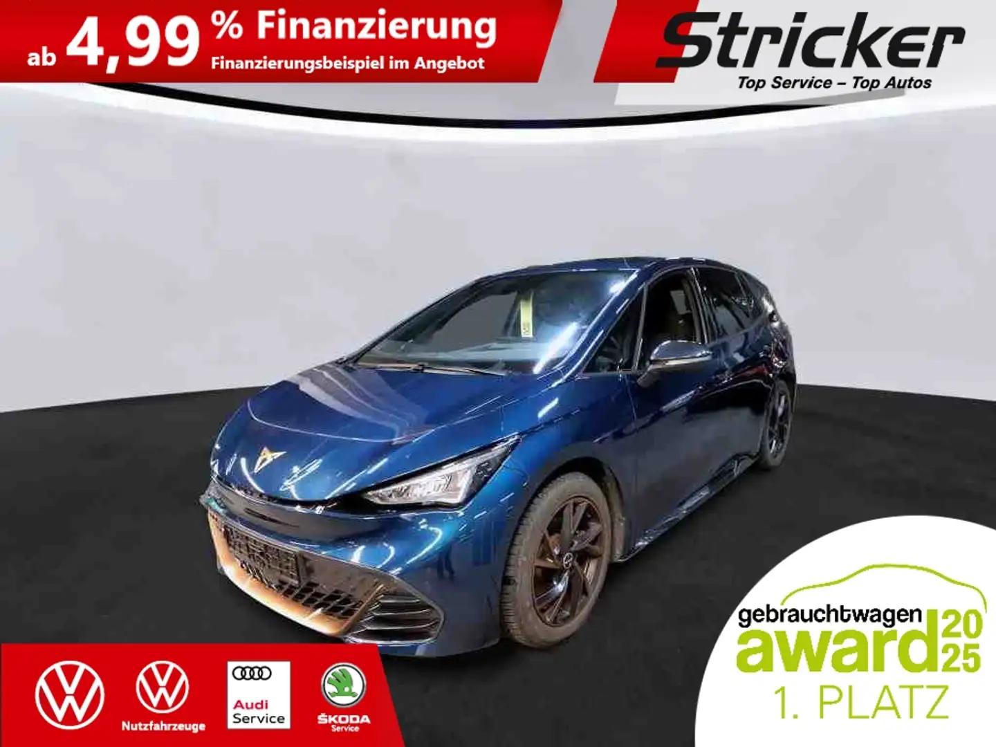 CUPRA Born 150/58 296,-ohne Anzahlung Navi ACC Kamera Blau - 2