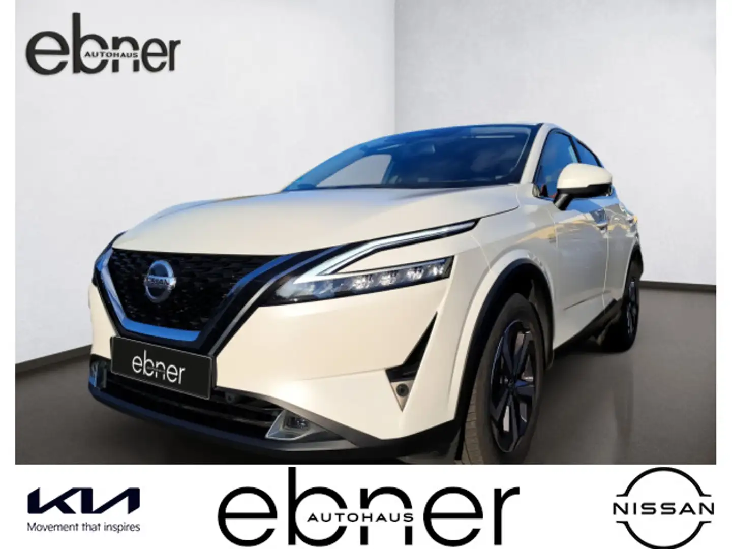 Nissan Qashqai 1.3 DIG-T N-Connecta | AHK 13 pol. abneh Weiß - 1