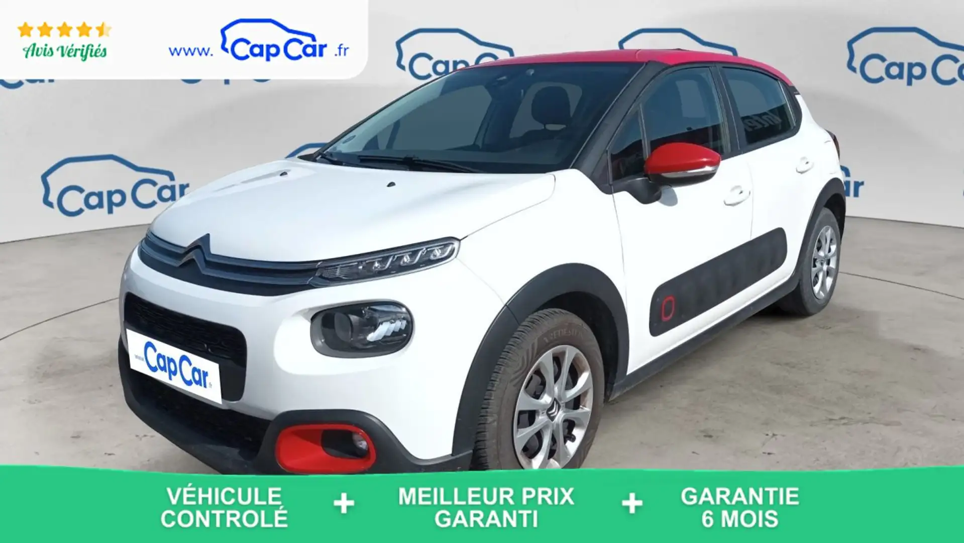 Citroen C3 1.2 PureTech 82 Feel Blanc - 1