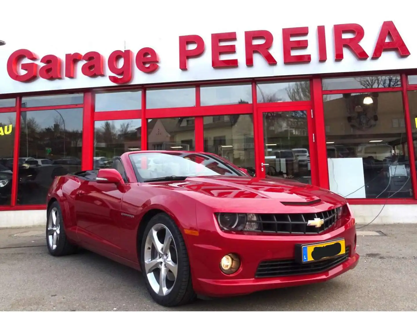 Chevrolet Camaro 6.2 V8 CABRIO COC EUROPA MODEL AUTO CUIR 1 HAND Rouge - 1