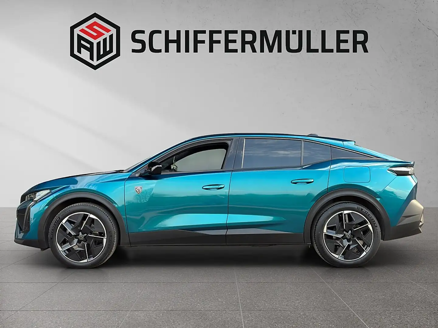 Peugeot 408 PHEV 180 e-EAT8 GT *Glashub-/Schiebedach* Blau - 2