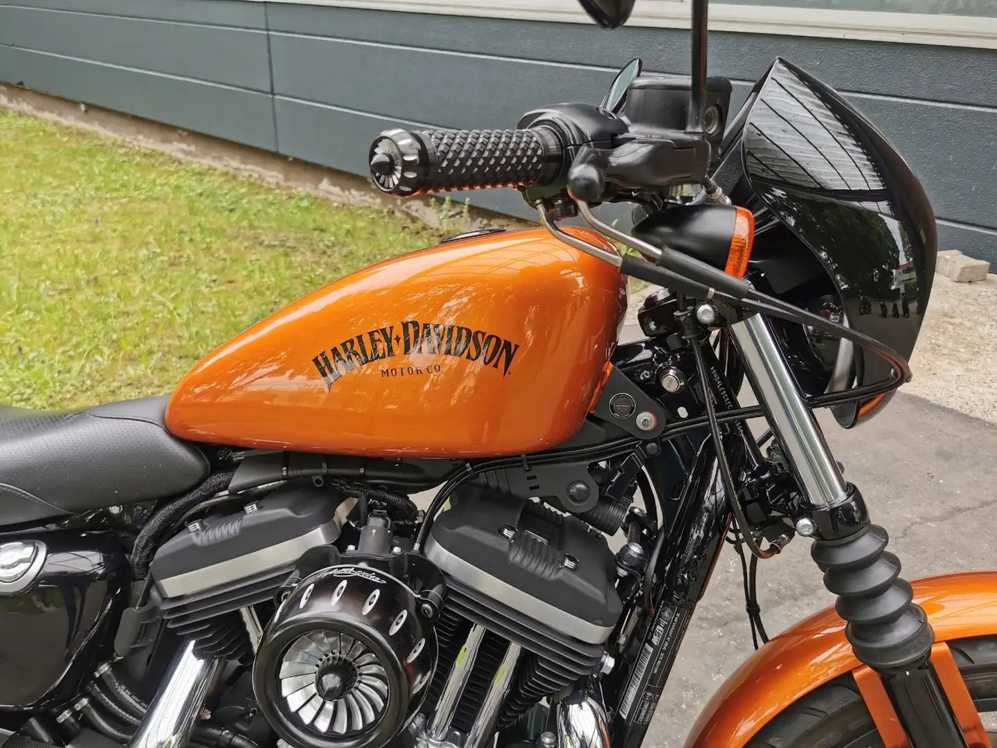 Harley-Davidson Sportster 883 Iron ABS| PENZL Klappenauspuff| 1. Hand Orange - 2