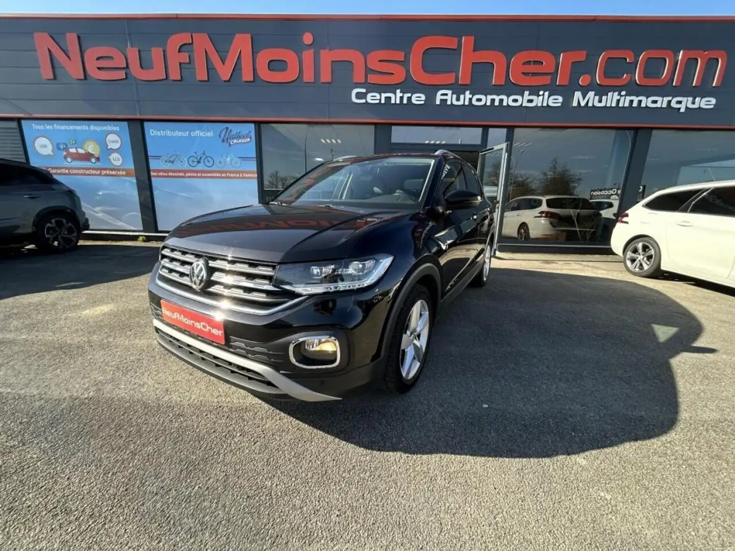 Volkswagen T-Cross STYLE 1.6 TDI 95cv DSG7 + Pack LED + Camera de rec Noir - 1