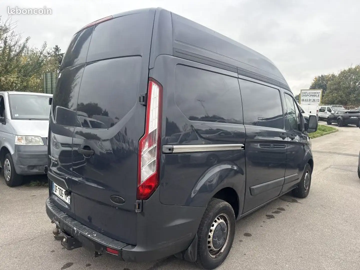 Ford Transit Custom TRANSIT FG 270 L1H2 2.2 TDCI 100CH AMBIENTE Bleu - 2