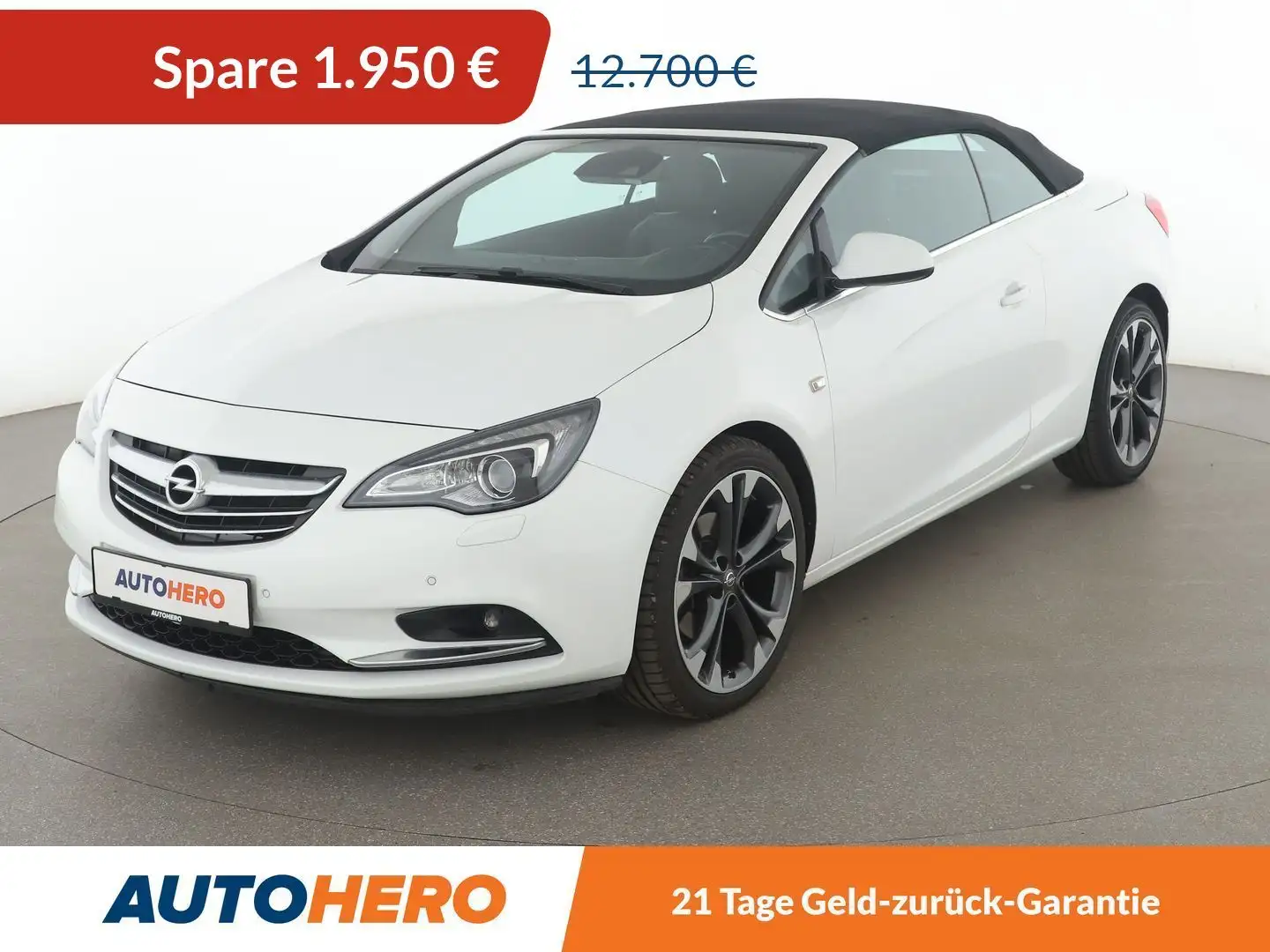 Opel Cascada 1.6 SIDI Turbo Innovation ecoFlex*XENON*NAVI*TEMPO Blanc - 1