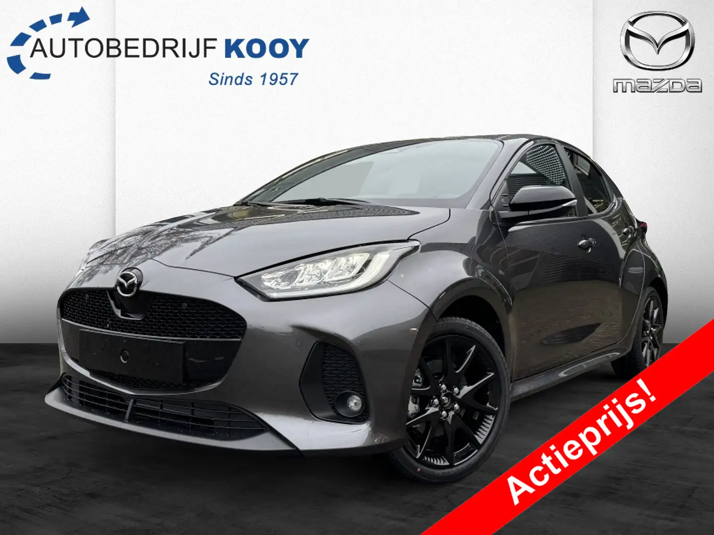 Mazda 2 Hybrid 1.5 116 CVT Homura Grijs - 1