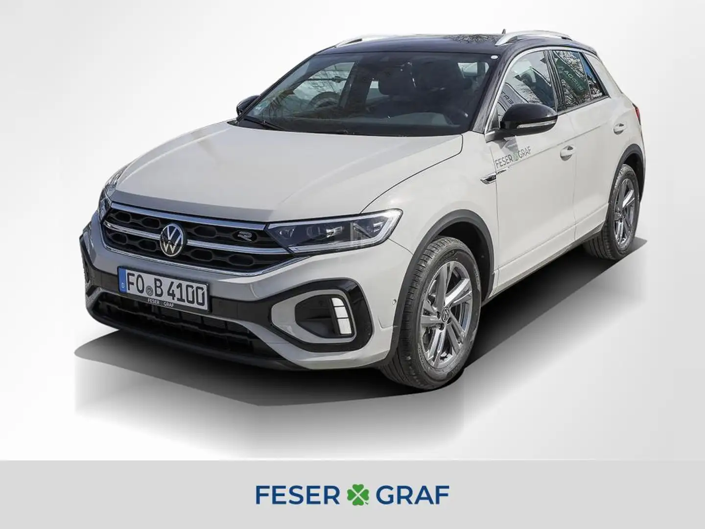 Volkswagen T-Roc R-Line 1.0 TSI WKR SHZ LED ACC Klima DAB+ Grau - 1