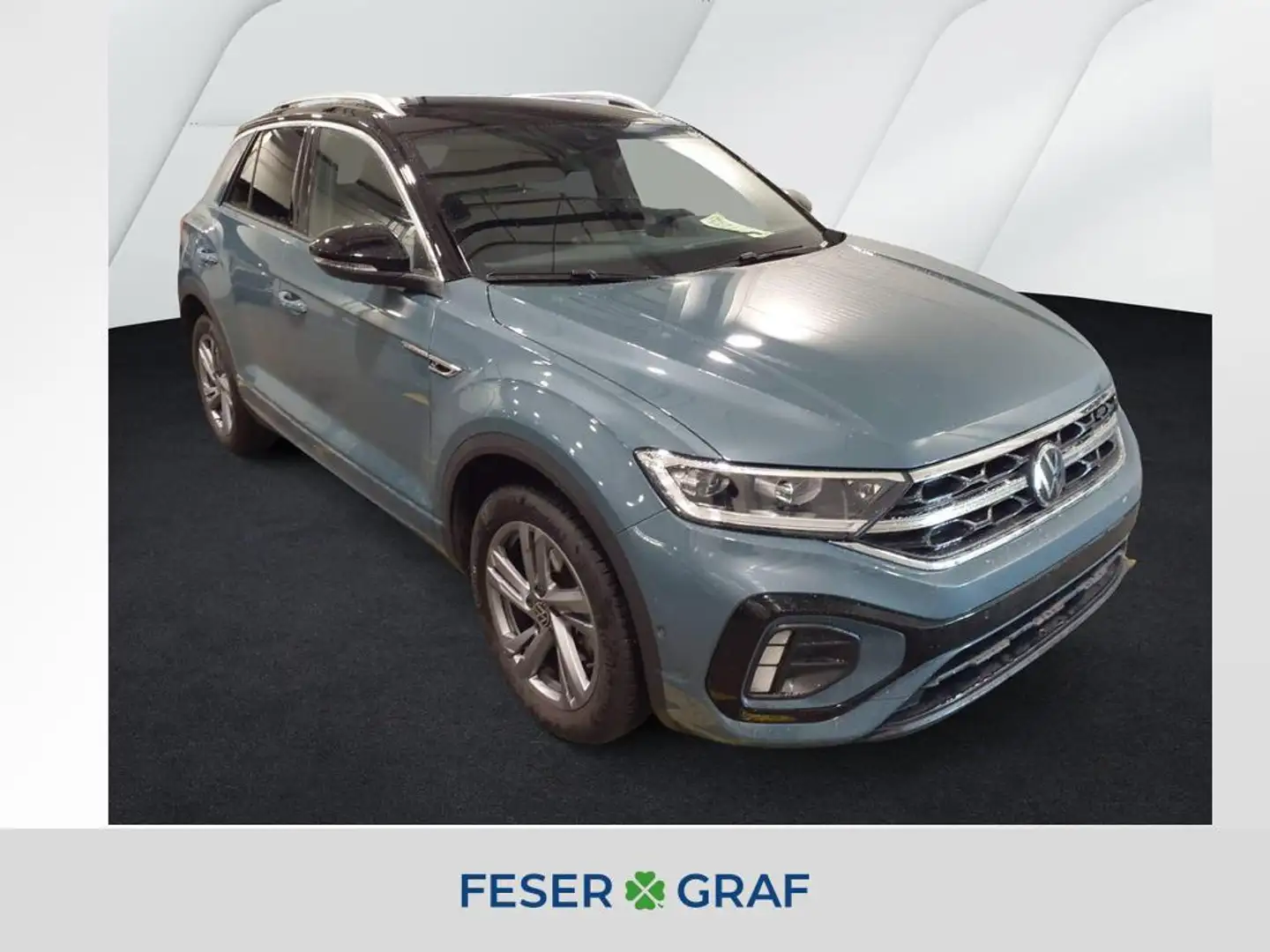 Volkswagen T-Roc R-Line 1.5 TSI DSG AHK ACC RFK Navi Blau - 1