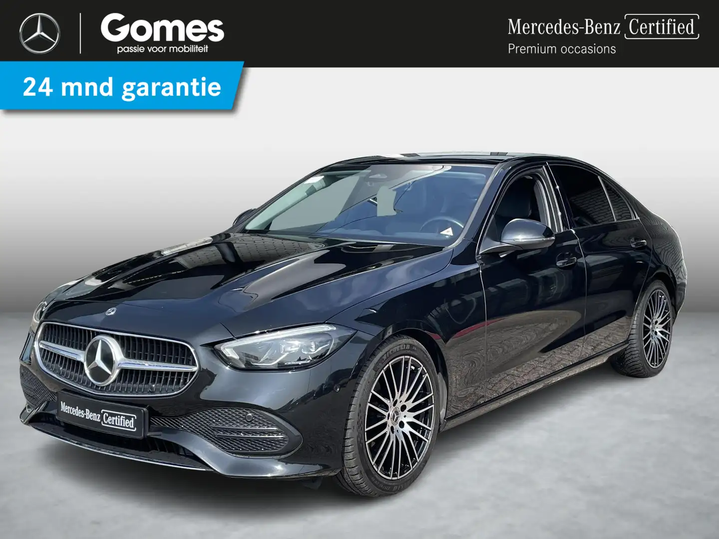 Mercedes-Benz C 180 Luxury Line | Panoramadak | Stoelverwaming | Cruis Zwart - 1