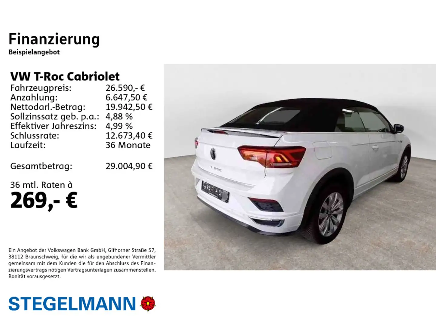 Volkswagen T-Roc 1.5 TSI DSG R-Line *LED*App-Conn Weiß - 2