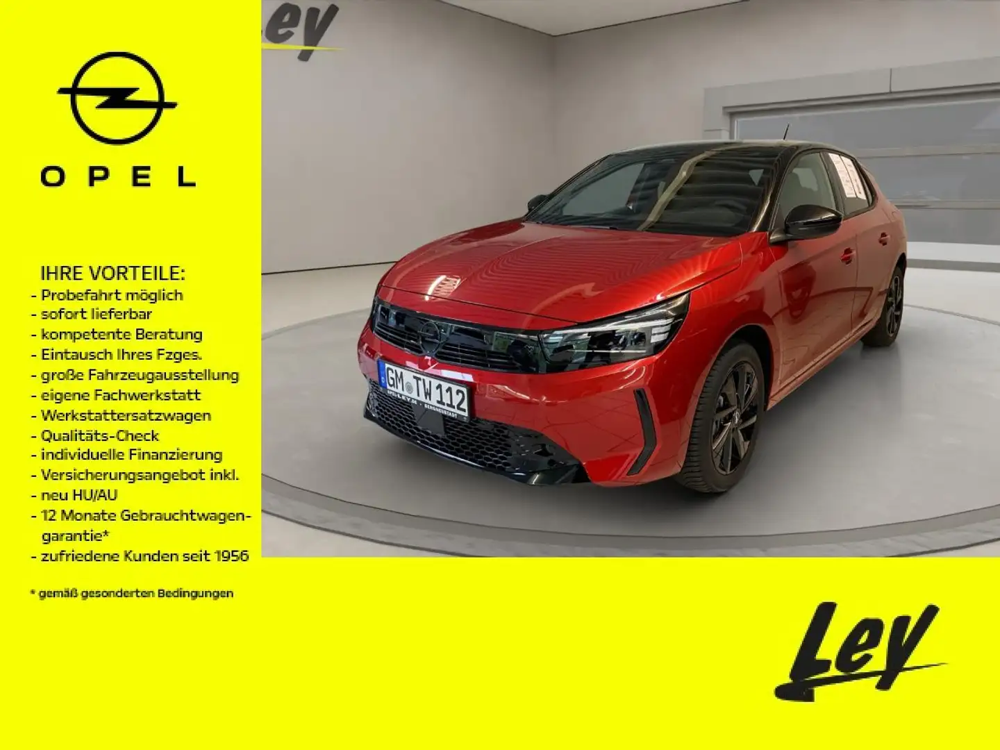 Opel Corsa-e YES Rot - 1