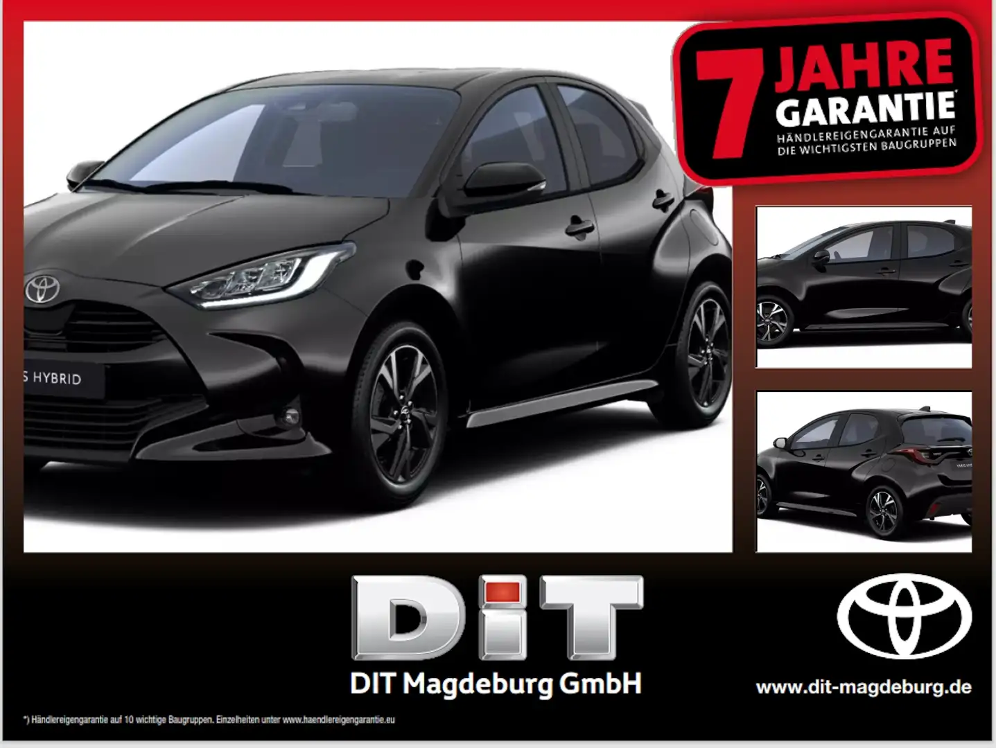 Toyota Yaris 1.5 Teamplayer ACC+LED+SHZ+Fernlichtass. Schwarz - 1