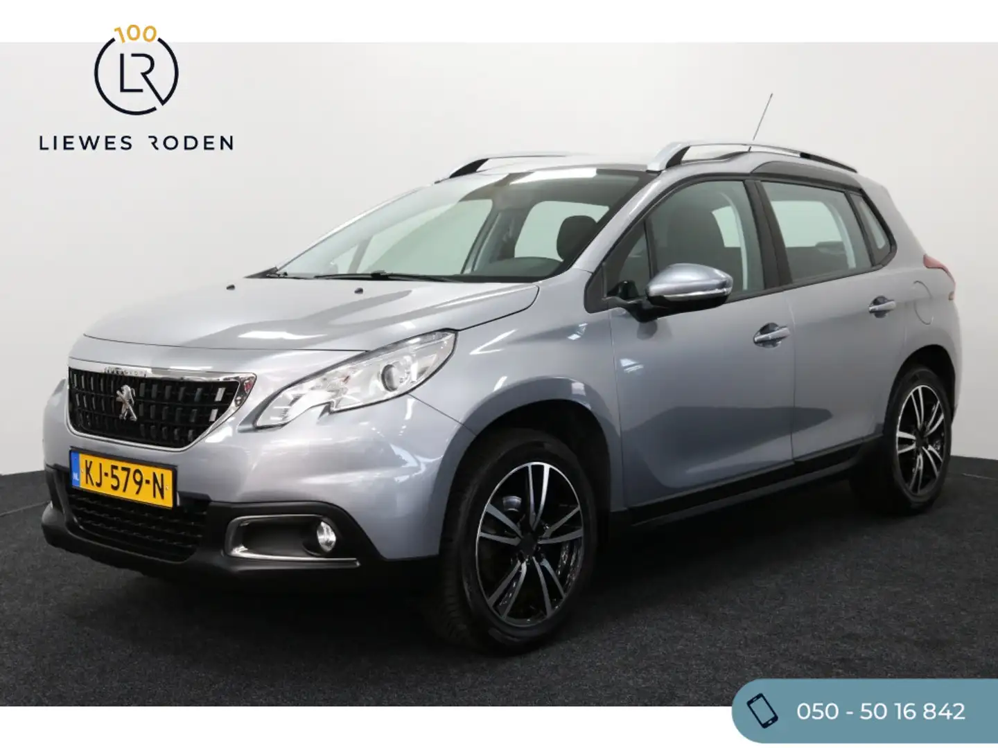 Peugeot 2008 1.2 PureTech Blue Lion (Automaat) Grijs - 1