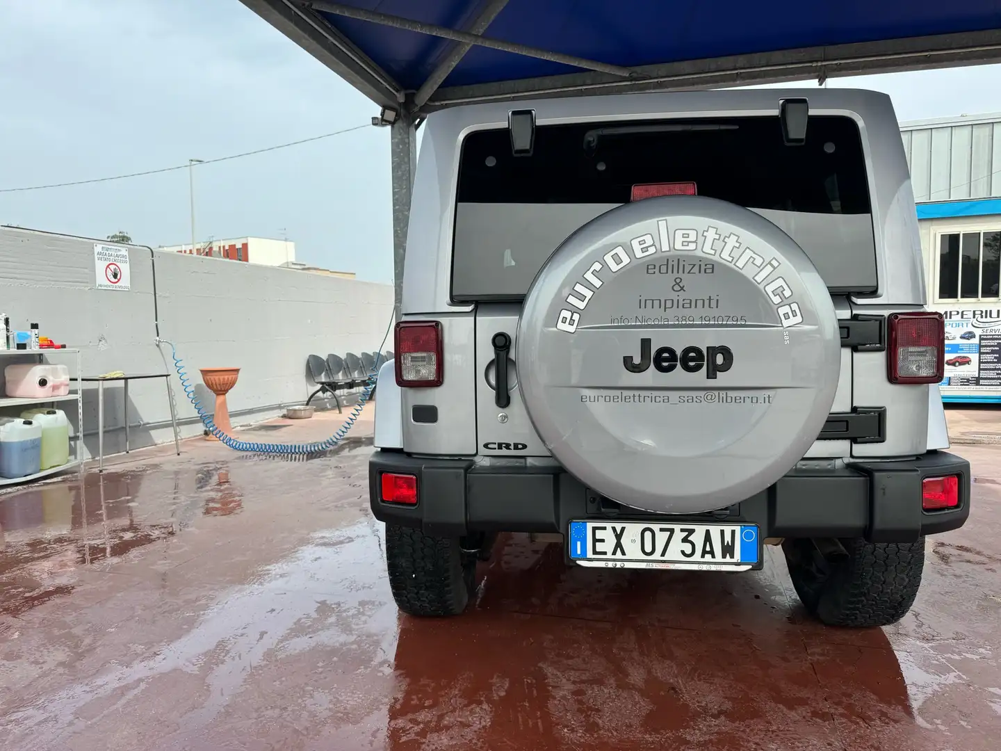 Jeep Wrangler Unlimited 2.8 crd Polar auto Grigio - 2