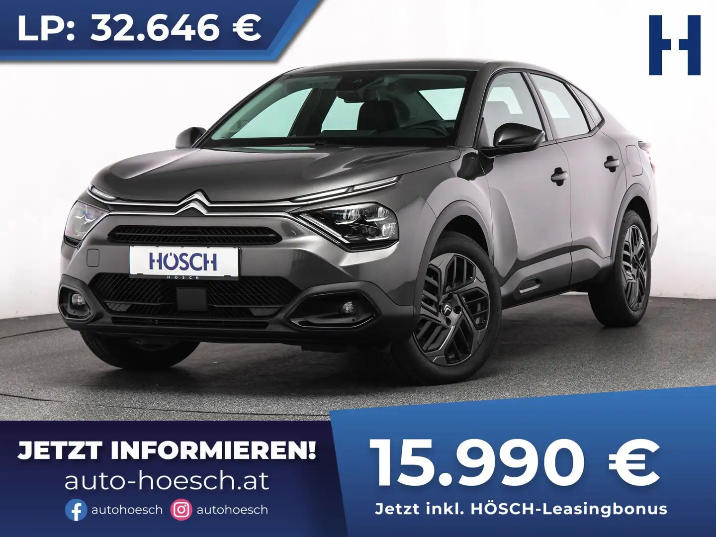 Citroen C4 X PureTech 130 Plus Aut. 8-fach Grau - 1