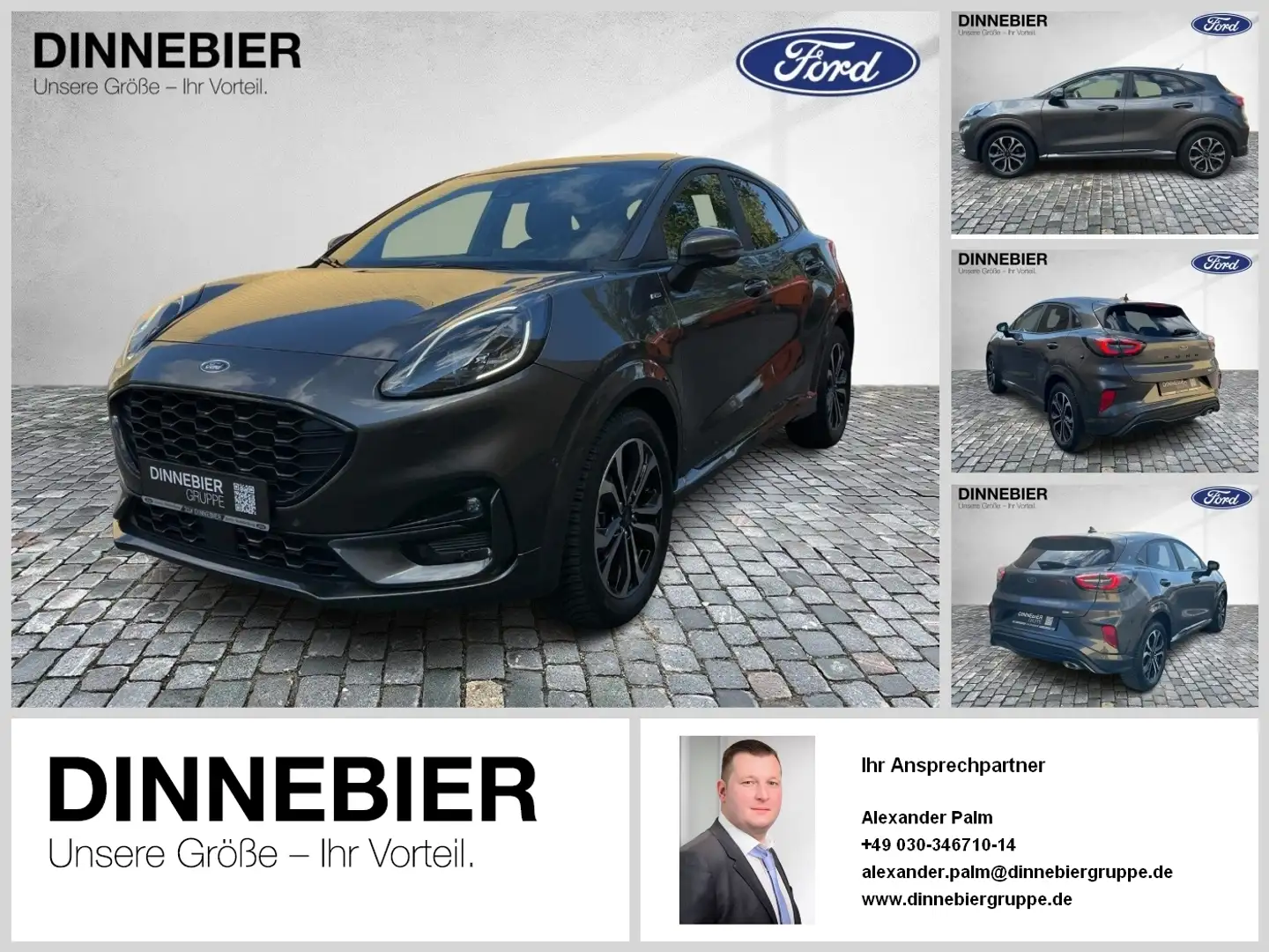 Ford Puma ST-Line LED+Kamera+Allwetter+Winterpaket Gris - 1