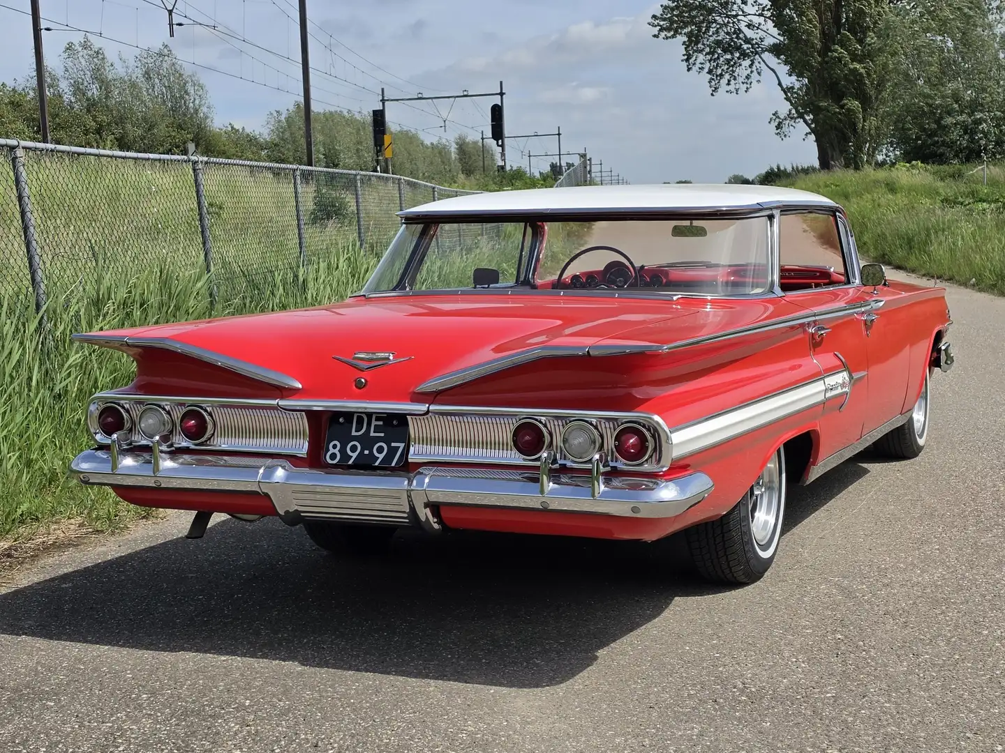 Chevrolet Impala FLATTOP V8 AUT 1960 Rot - 2