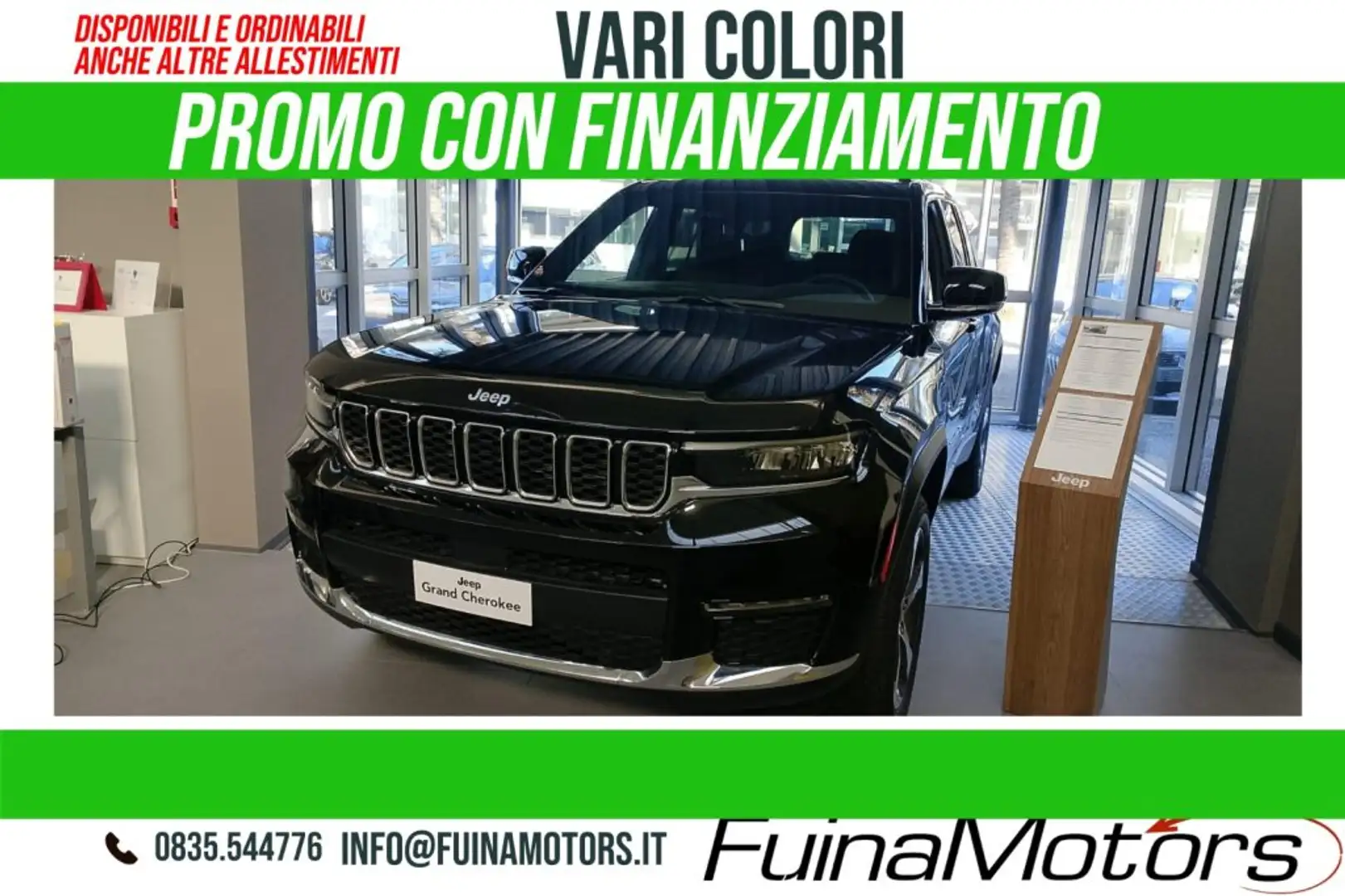 Jeep Grand Cherokee 2.0 PHEV ATX 4xe Limited NUOVO Nero - 1