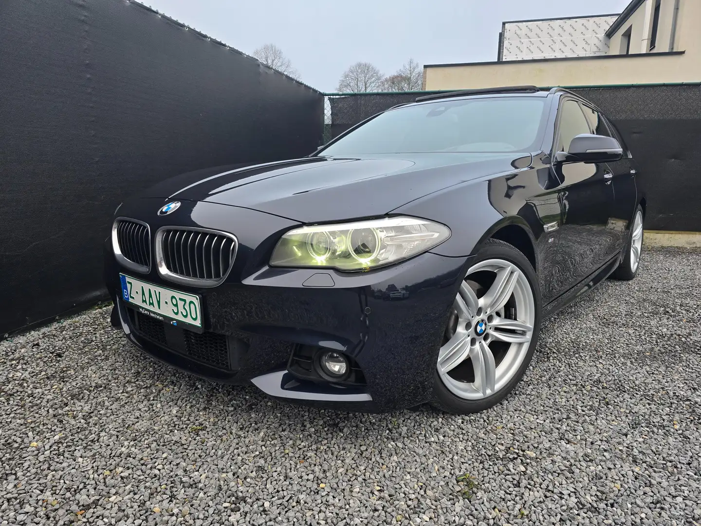 BMW 520 Touring dA M-Pakket 2017 108000 kms *12M GARANTIE* Blauw - 1