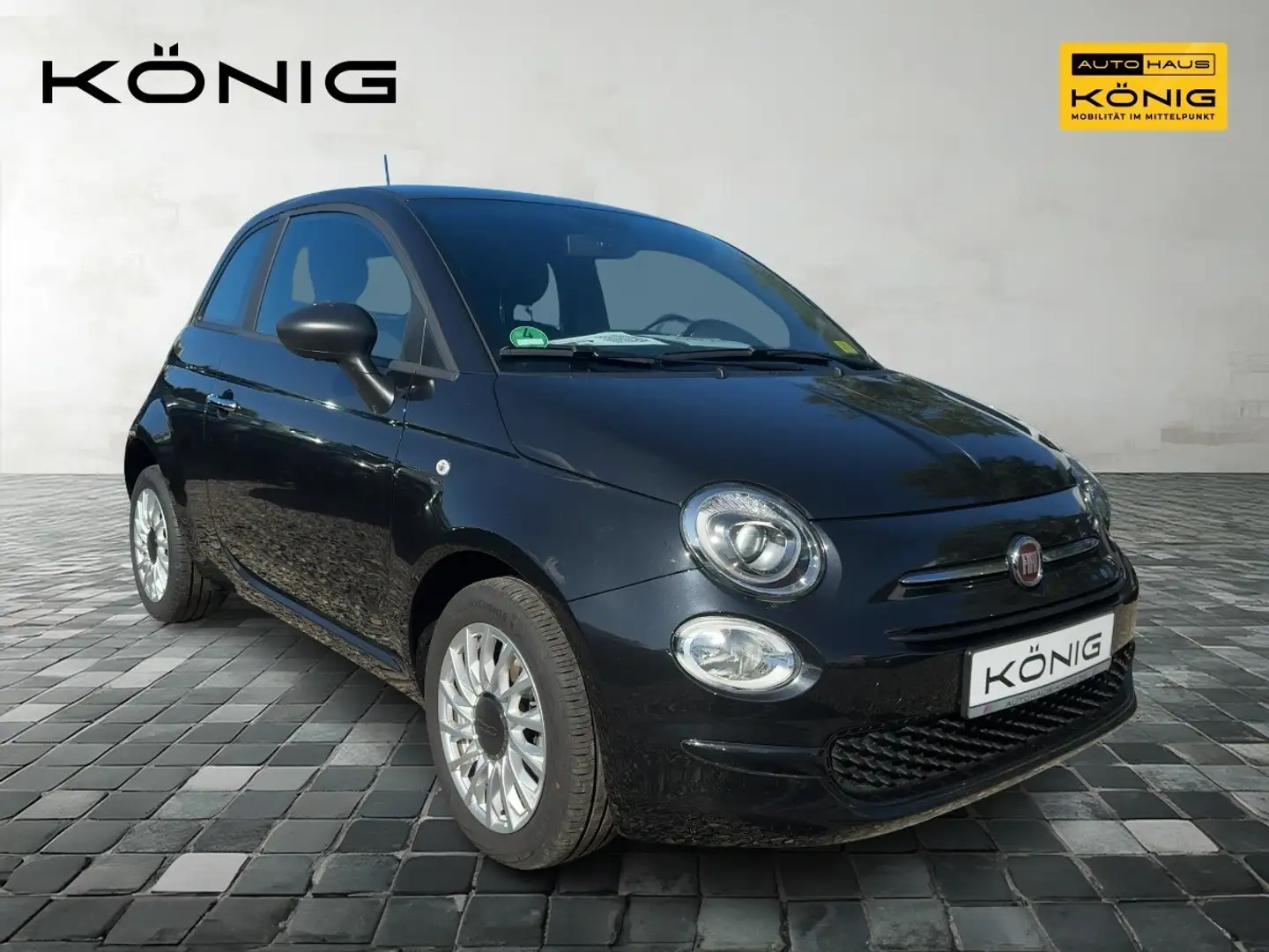 Fiat 500 Klima *CarPlay *Radio Schwarz - 2
