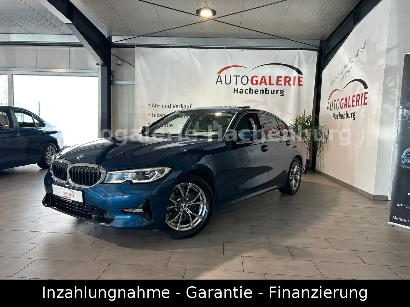 BMW 320 d Lim. Sport Line/1.Hd/FAST VOLL/GARANTIE/E6 Blau - 1