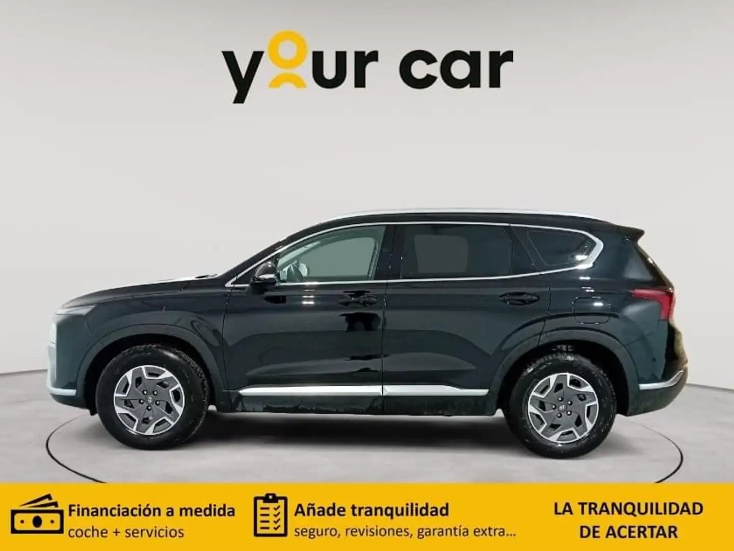 Hyundai SANTA FE 1.6TGDI HEV Maxx 7pl 2WD 6AT Negro - 2