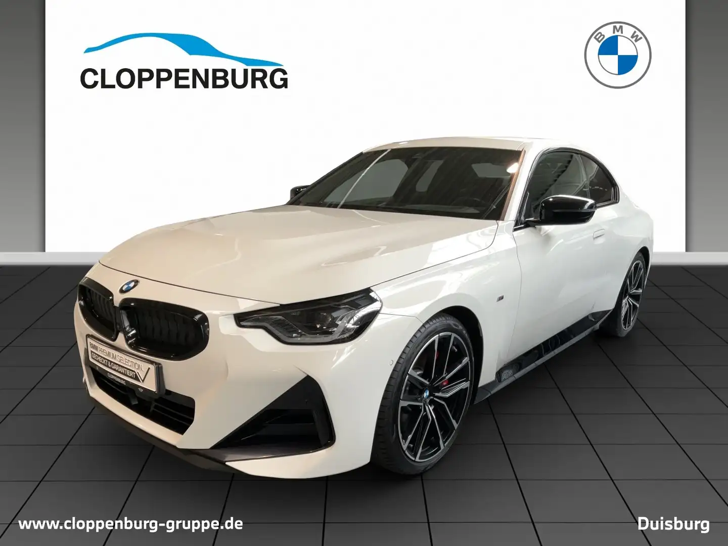 BMW 220 d Coupé M Sportpaket Navi+ACC+E.Sitze Memo. Wit - 1