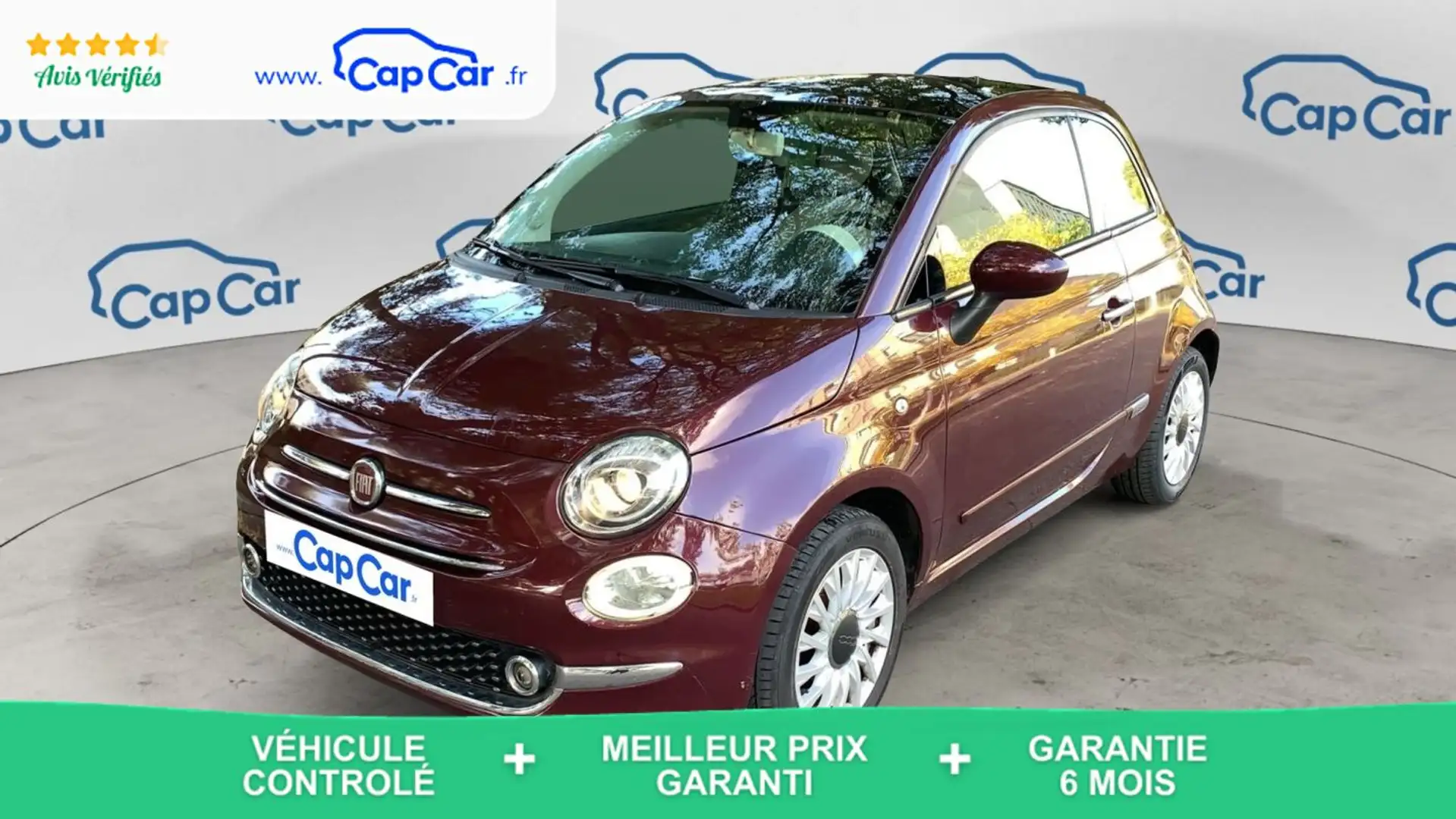 Fiat 500 1.2 69 Lounge - 4 places - 1