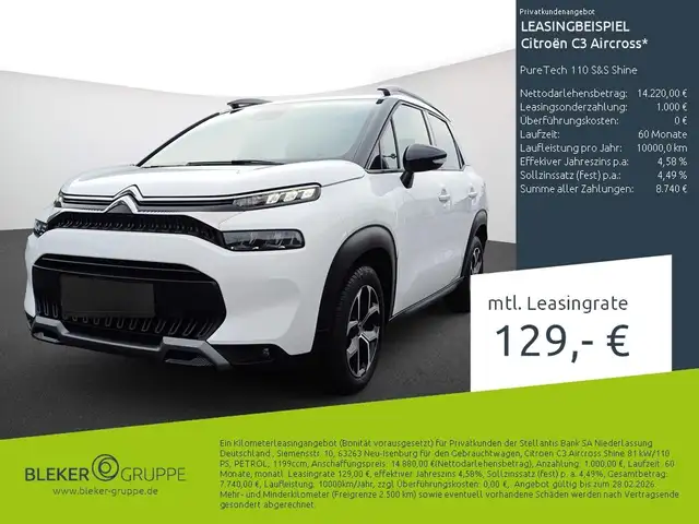 Citroen C3 Aircross PureTech 110 S&S Shine