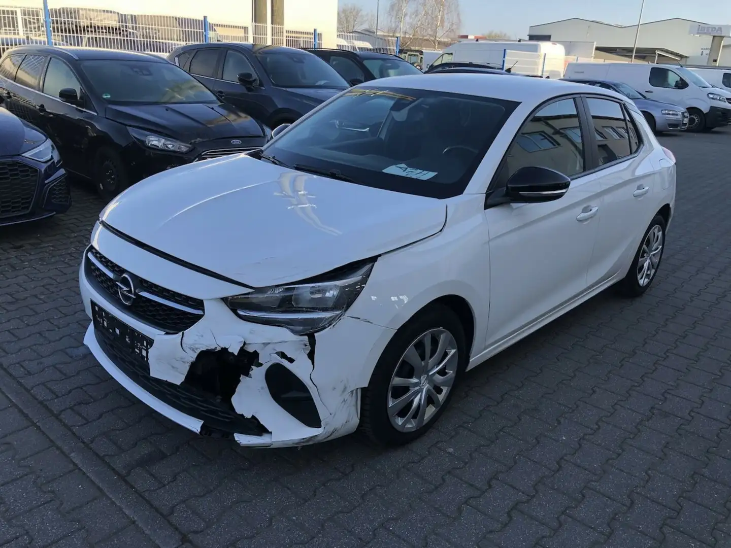 Opel Corsa Edition 1.2 Benzin, Klima, 1. Hand Weiß - 1