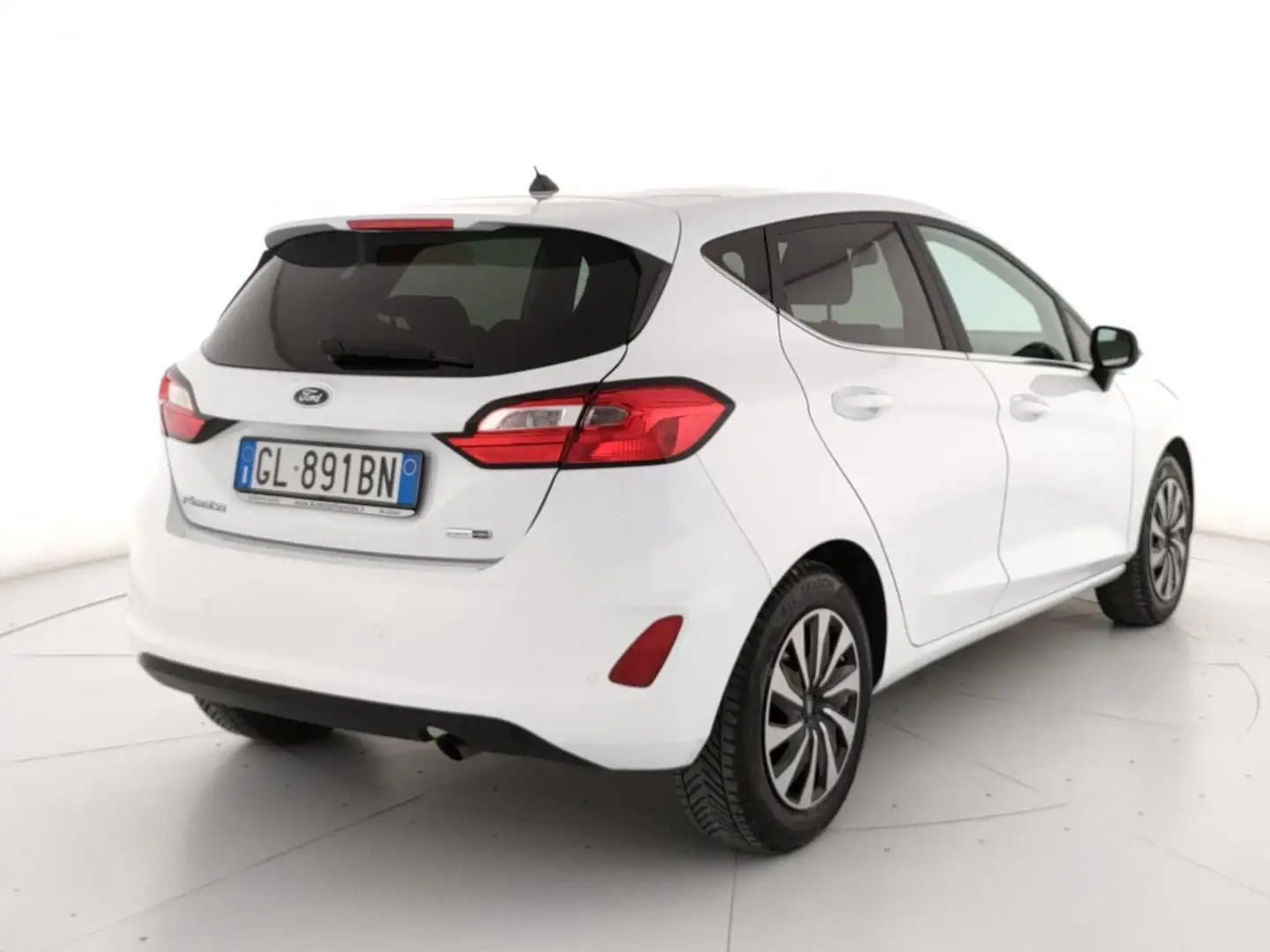 Ford Fiesta 5p 1.0 ecoboost h Titanium 125cv powershift Bianco - 2