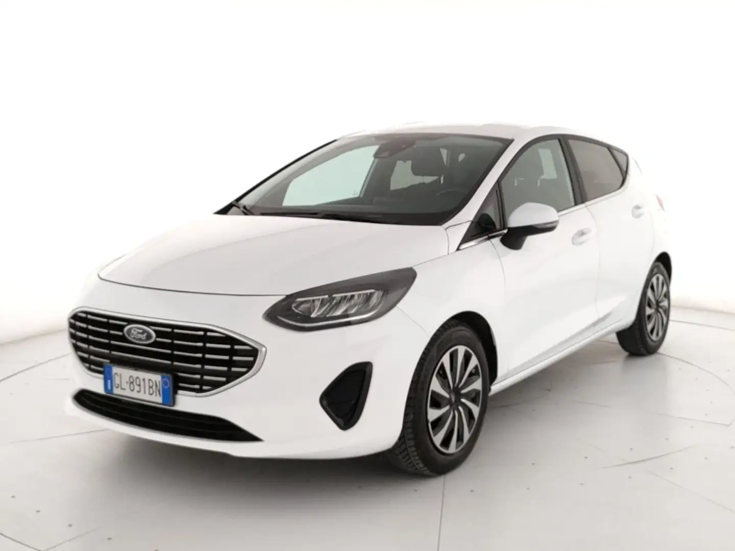 Ford Fiesta 5p 1.0 ecoboost h Titanium 125cv powershift Bianco - 1