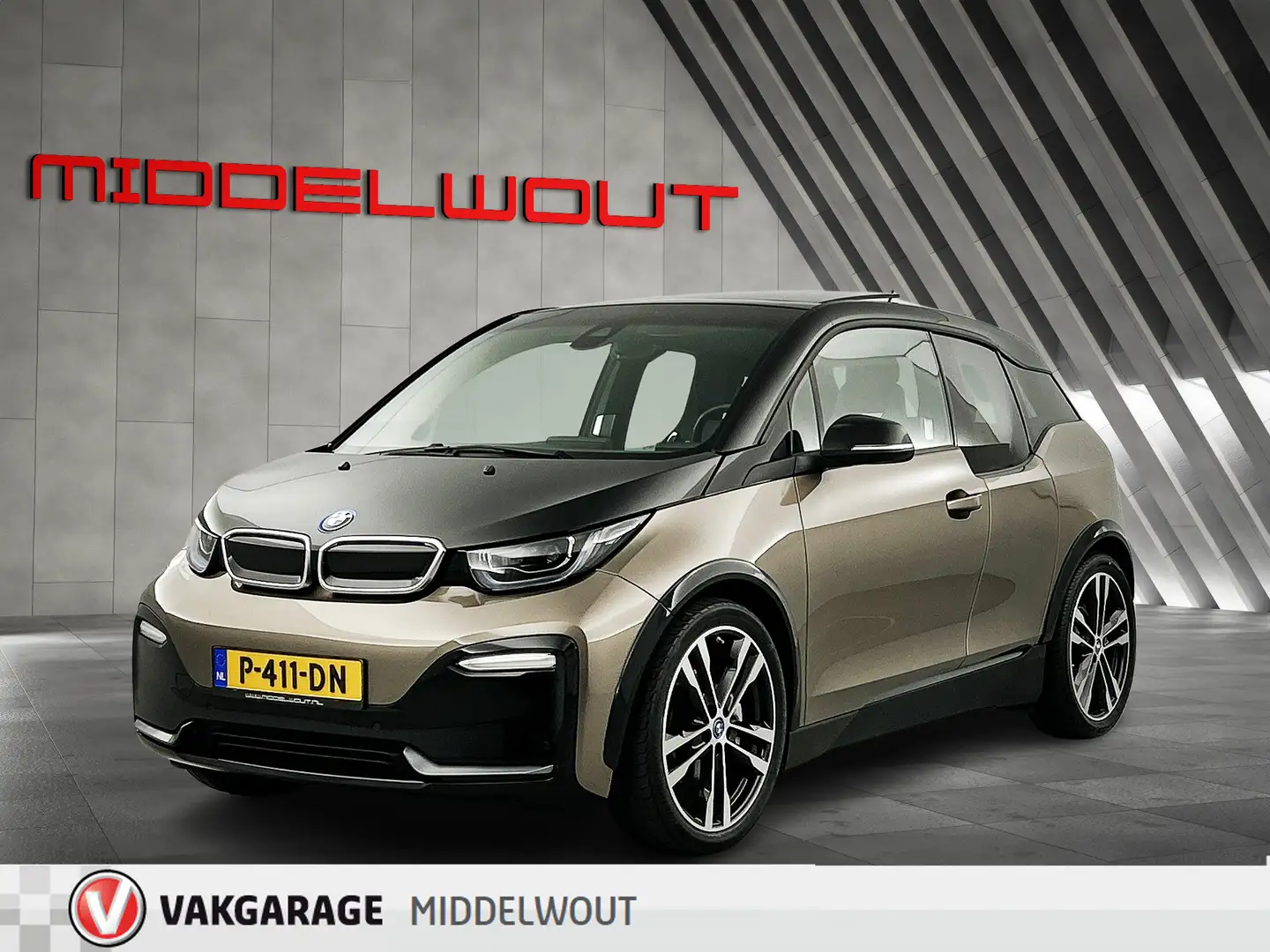 BMW i3 S 120Ah 42 kWh Warmtepomp/Schuif-/kanteldak/Adapt. Brun - 1