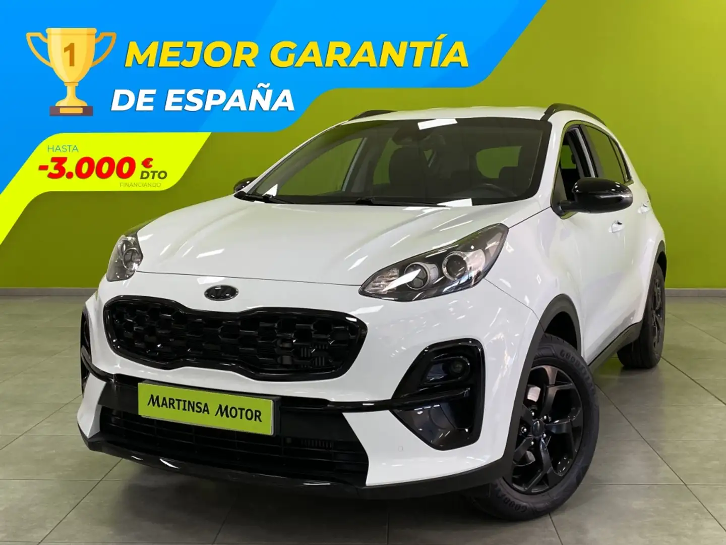 Kia Sportage 1.6 MHEV Black Edition 4x2 136 Blanco - 1
