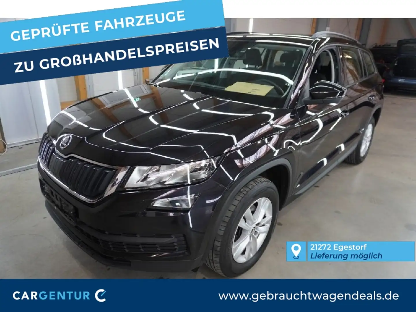 Skoda Kodiaq 2.0 TDI Active Navi AUT PDC SHZ Negro - 1