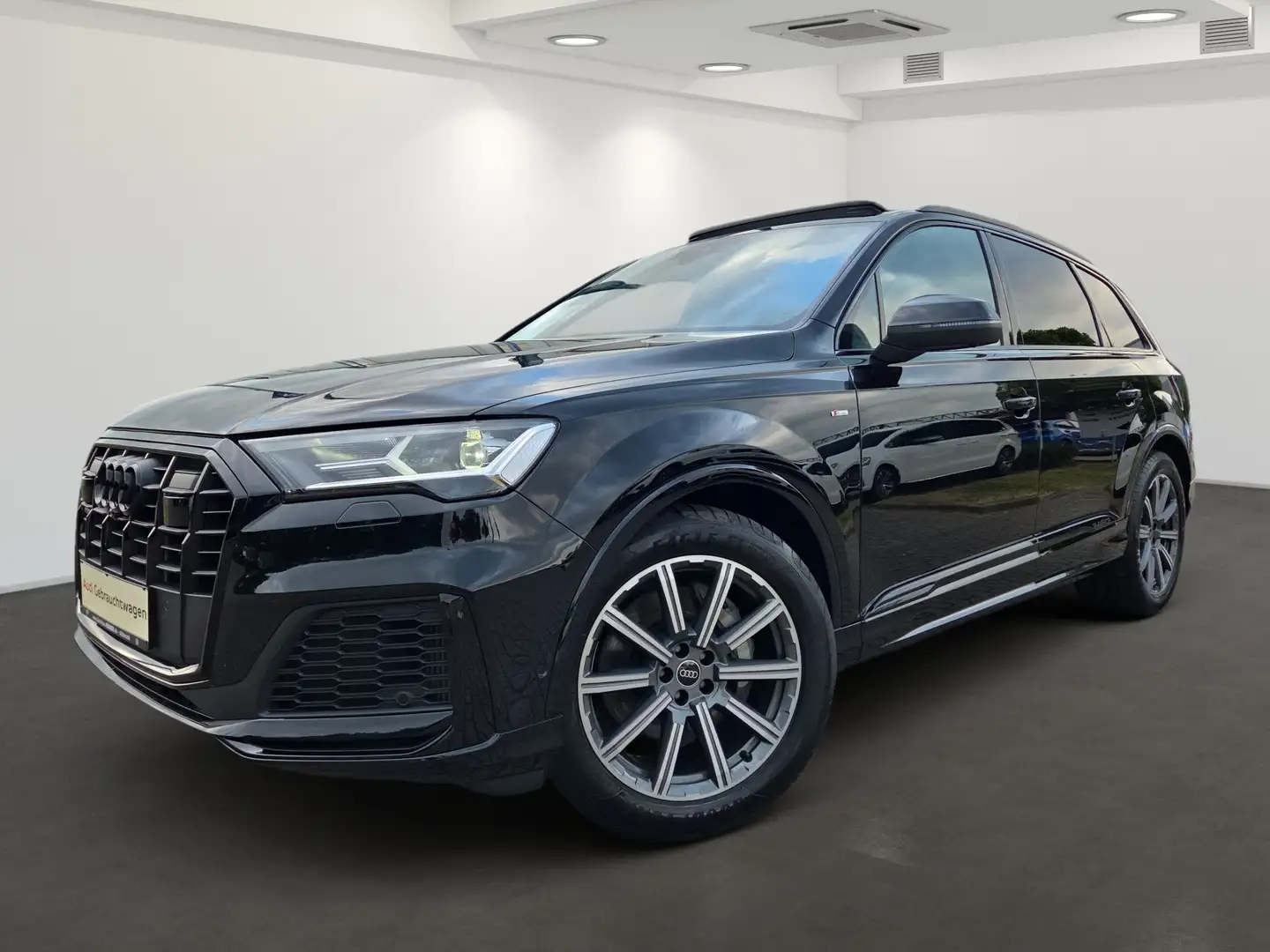 Audi Q7 S-LINE 55TFSI LUFT+PANO+HEAD-UP+AHK+MEMORY+KEYLESS Noir - 2