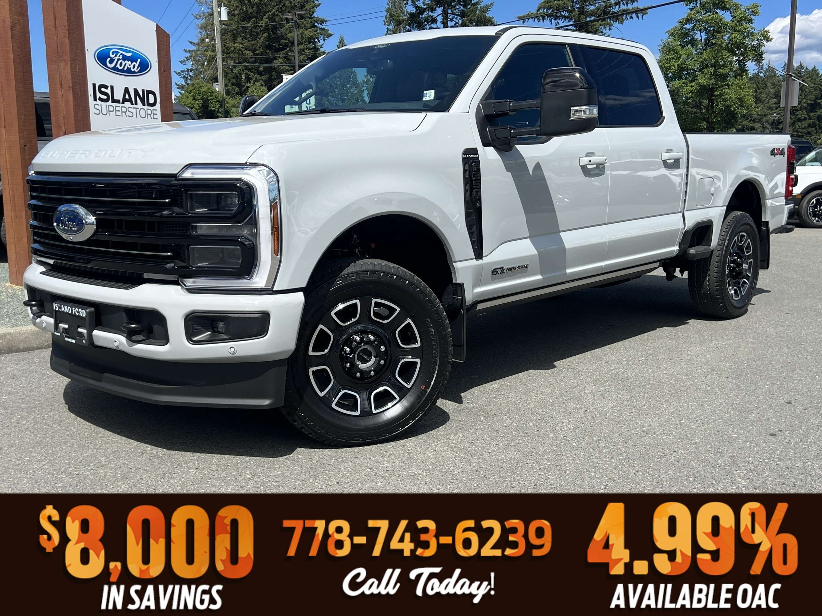 Gray 2026 Ford F-350 Super Duty Pickup Truck Four-Wheel Drive Automatic