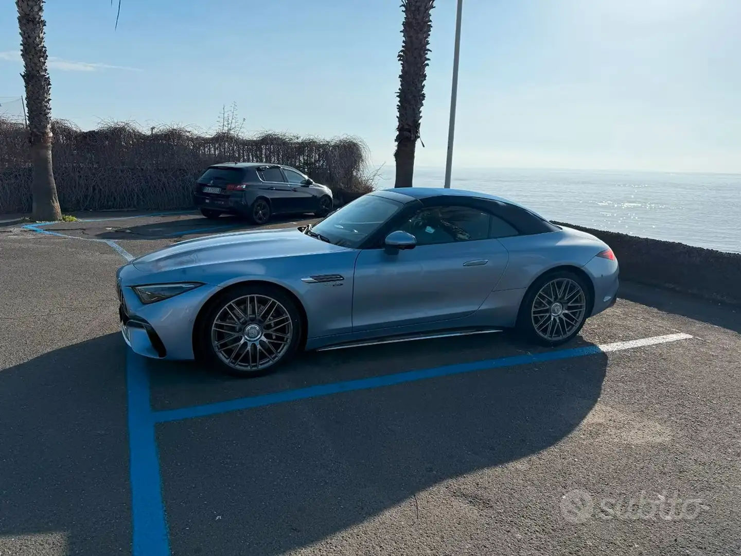 Mercedes-Benz SL 55 AMG SL 55 k AMG 500cv Blu/Azzurro - 2