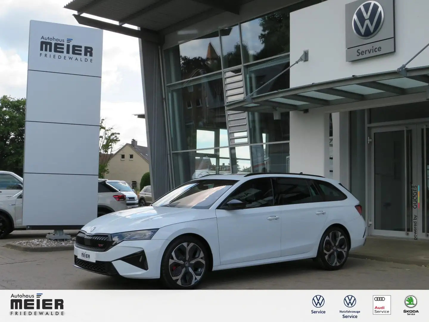 Skoda Octavia Combi 2.0 TSI DSG RS AHK Panorama NAVI Bianco - 1