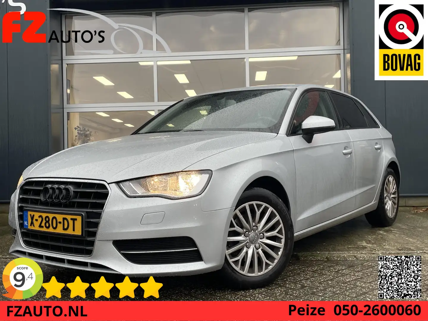 Audi A3 Sportback 1.4 TFSI Attraction Pro Line plus - Navi Grijs - 1
