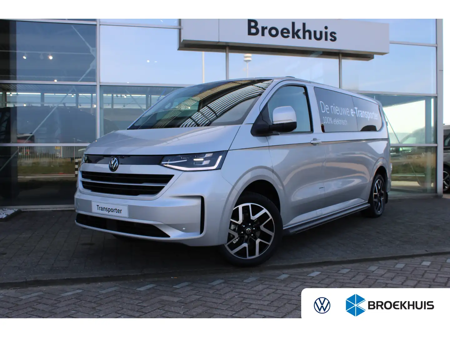 Volkswagen Transporter e-Transporter L2 Style 64 kWh 218 PK | Trekhaak | Gris - 1