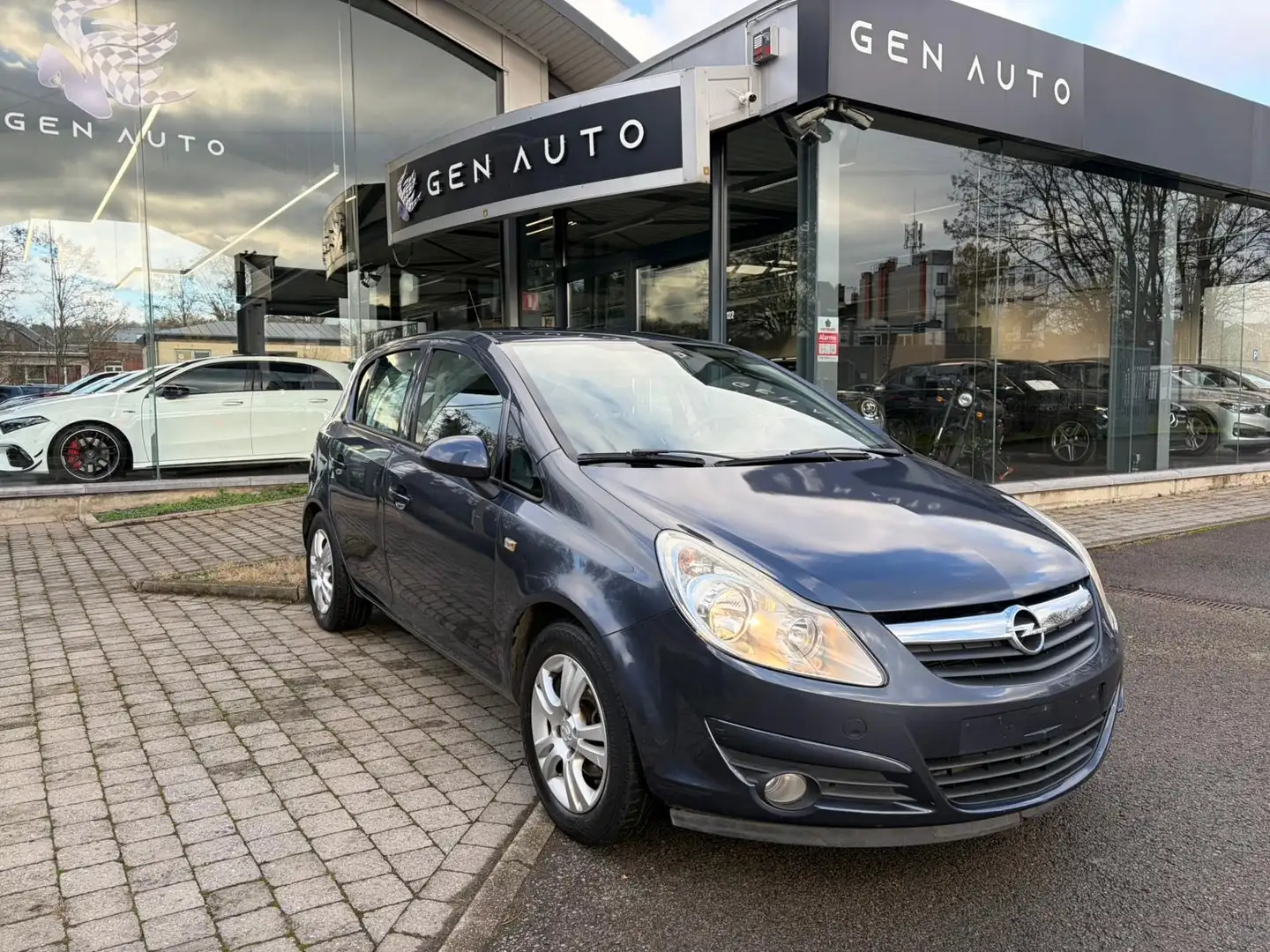 Opel Corsa 1.2i Cosmo Airco * 12 MOIS GARANTIE * Zwart - 1