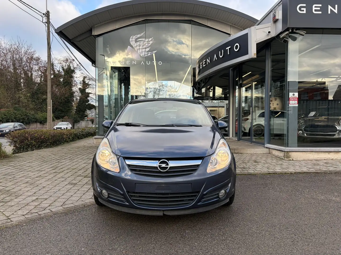 Opel Corsa 1.2i Cosmo Airco * 12 MOIS GARANTIE * Zwart - 2