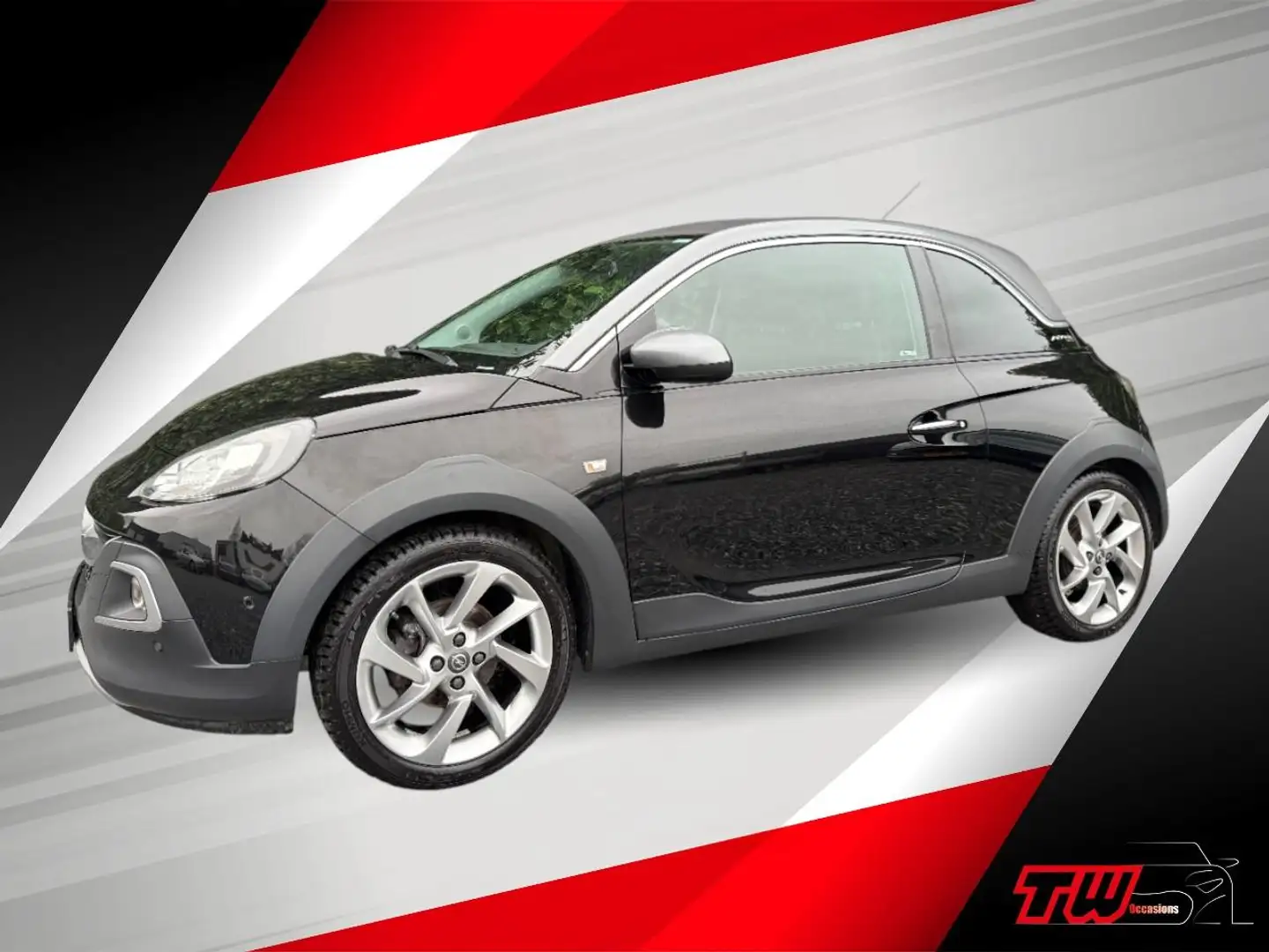 Opel Adam 1.4 Hardwell Edition|OPEN DAK|CRUISE|CARPLAY|STOEL Schwarz - 1
